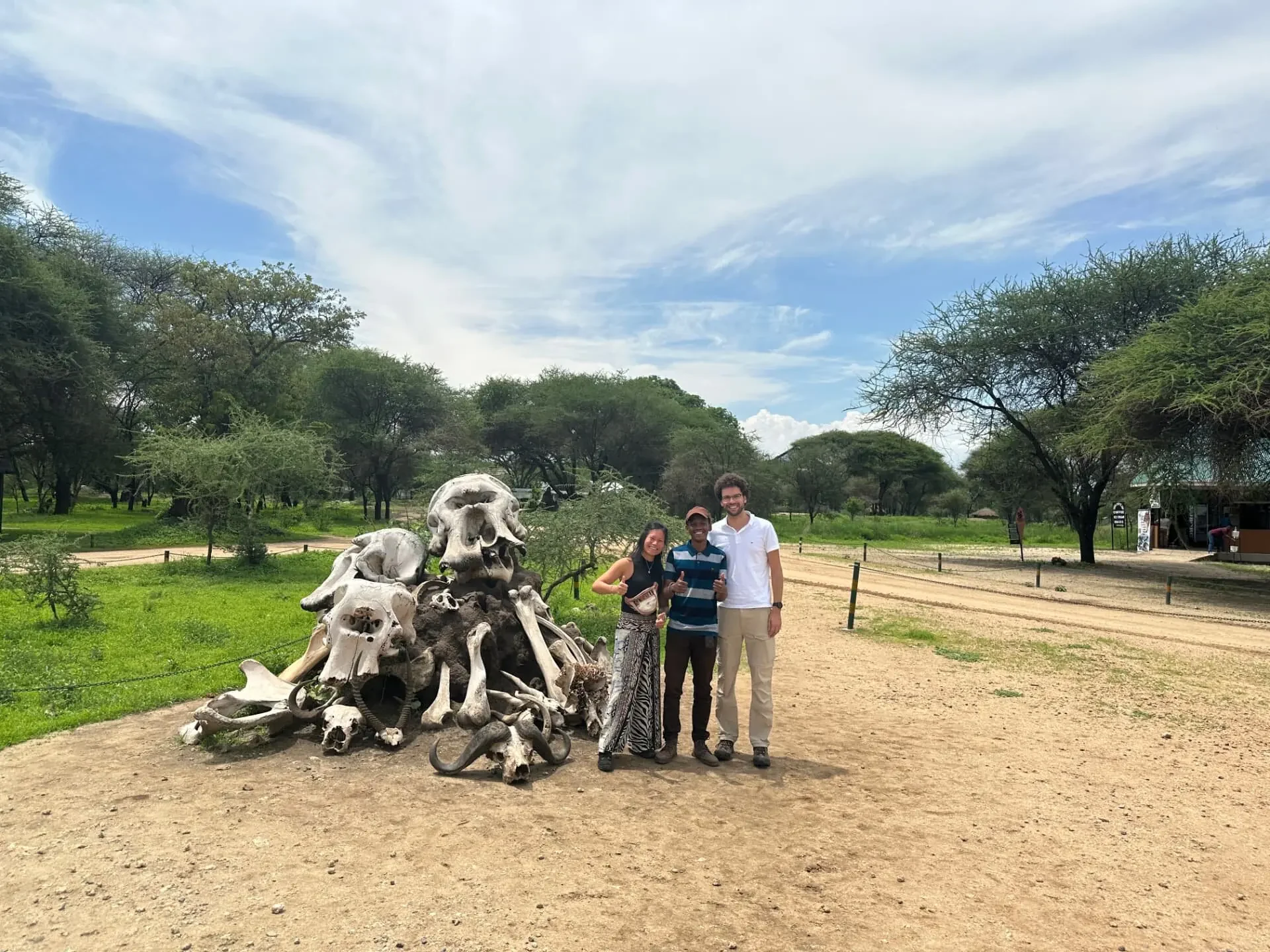 Guests with Ethan at Ngorongoro