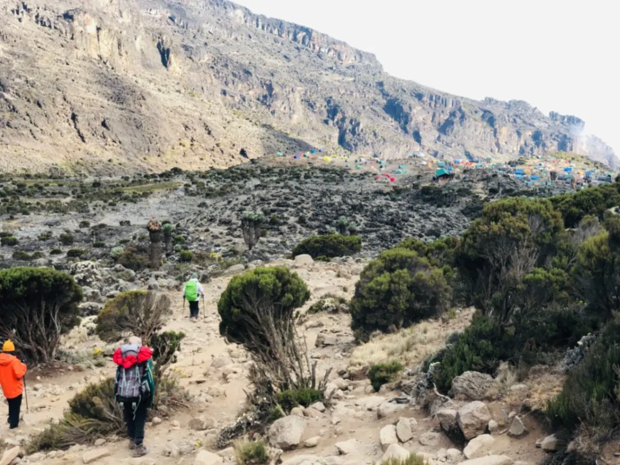 Trekkers en route