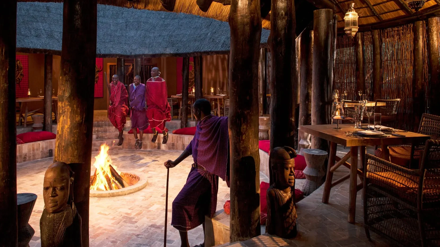 Maasai boma dinner, cultural evening